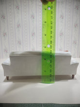 Load image into Gallery viewer, Bespaq 3 Piece White Leather Sofa Set with Two Chairs Couch Living Room Pre Owned Art Deco Modern
