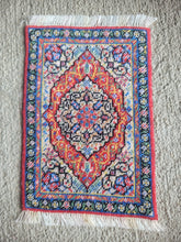 Load image into Gallery viewer, Dollhouse Miniature ~ Petit Point Oriental Rug with Medallion Center - Ursula Sauerberg
