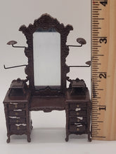 Load image into Gallery viewer, Mahogany Bedroom Vanity with Stool – Bespaq ½&quot; Scale
