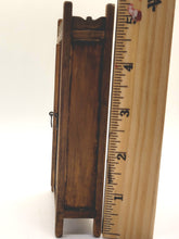 Load image into Gallery viewer, Dollhouse Miniature ~ 1:12 Scale, Wooden Wardrobe with Beaded Window
