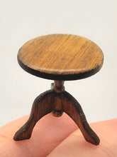 Load image into Gallery viewer, Dollhouse Miniature ~ 1:24 Scale, Small Wooden Stool
