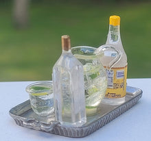 Load image into Gallery viewer, Gin and Tonic Platter with Glasses and Pitcher
