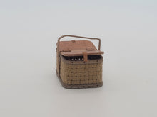 Load image into Gallery viewer, Al Chandronnait – Picnic Basket with Opening Lid &amp; Leather Latches
