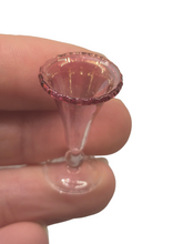 Load image into Gallery viewer, Glass Craft – Handblown Pink Glass Vase with Textured Rim
