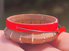 Load image into Gallery viewer, Al Chandronnait – Round Half Bushel Basket with Red Strand

