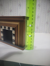 Load image into Gallery viewer, Vintage Wooden Fireplace w/ Tiles - Signed Arlo &#39;88
