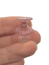 Load image into Gallery viewer, Glass Craft – Handblown Glass Textured Pink Flower Vase
