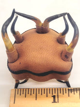 Load image into Gallery viewer, Dollhouse Miniature ~ 1:24 Scale, Horn and Leather Chair made by Susanne Russo 1991
