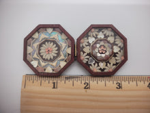 Load image into Gallery viewer, 1½&quot; Sailor&#39;s Valentine with White and Pink Shells &amp; Flowers – by Pam Friend
