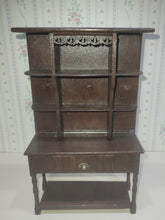 Load image into Gallery viewer, Dark Wooden Hutch w/ Functional Drawer
