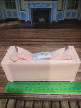 Load image into Gallery viewer, Light Peach-Colored Sofa with 5 Pillows
