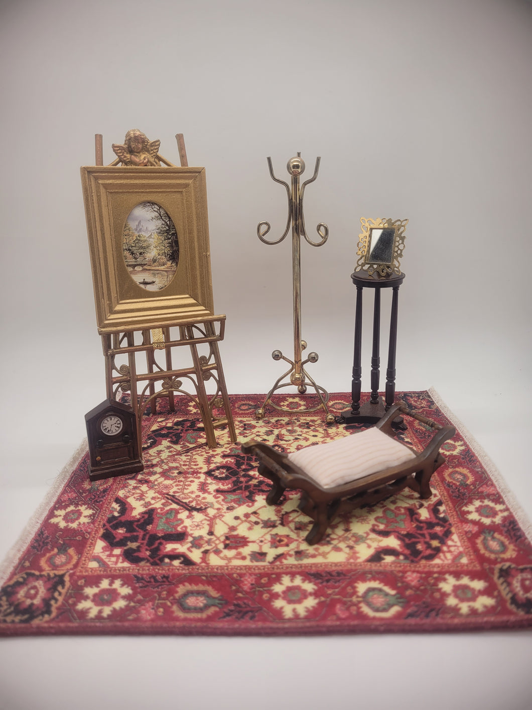 Easel & Rug Set