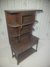 Load image into Gallery viewer, Dark Wooden Hutch w/ Functional Drawer
