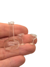Load image into Gallery viewer, Handblown Glass Decanter Set with 2 Wine Goblets

