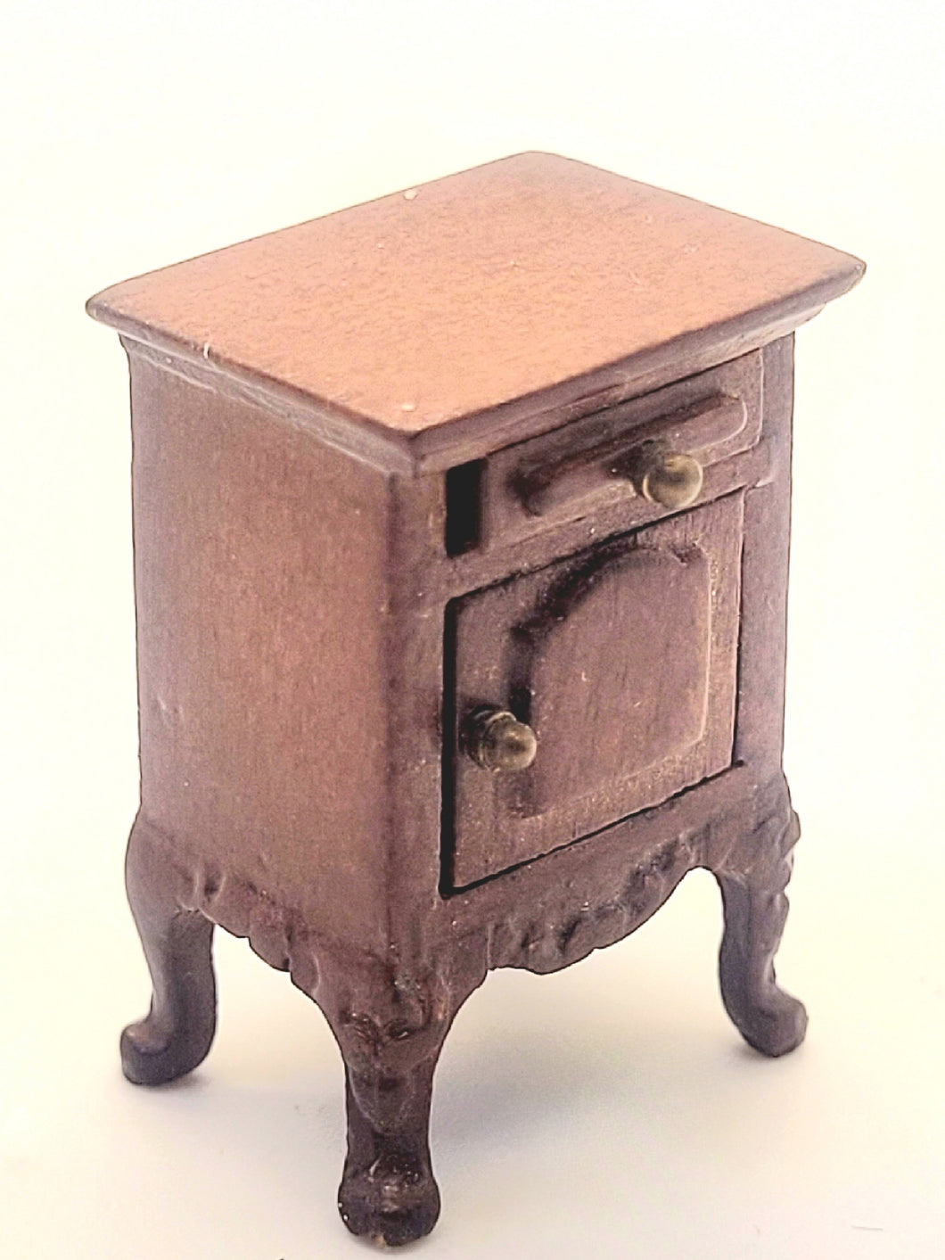Dollhouse Miniature ~ 1:24 Scale, Bespaq Night Stand with Functional Cabinets and Drawers