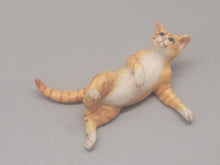 Load image into Gallery viewer, Resin Orange Tabby Cat in Playful Position
