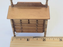 Load image into Gallery viewer, Dollhouse Miniature ~ 1:24 Scale, Oldham Studios Wooden Apothecary Cabinet

