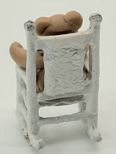 Load image into Gallery viewer, Dollhouse Miniature ~ ¼&quot; Scale, Small Bear in Rocking Chair
