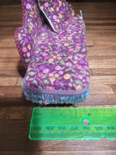 Load image into Gallery viewer, Purple Floral w/ Shag Chaise Lounge
