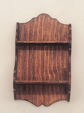 Load image into Gallery viewer, Dollhouse Miniature ~ 1:24 Scale, Wooden Decorative Shelf
