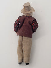 Load image into Gallery viewer, Grandpa Doll wearing Hat and Glasses
