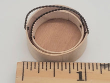 Load image into Gallery viewer, Al Chandronnait - 2 Piece Set Round Wooden Basket with Wire Handle
