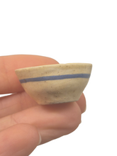 Load image into Gallery viewer, Deborah McKnight – Glazed Ceramic Mixing Bowl with Blue Stripe
