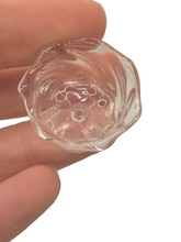 Load image into Gallery viewer, Glass Craft – Handblown Wavy Clear Glass Fruit Bowl or Decorative Dish
