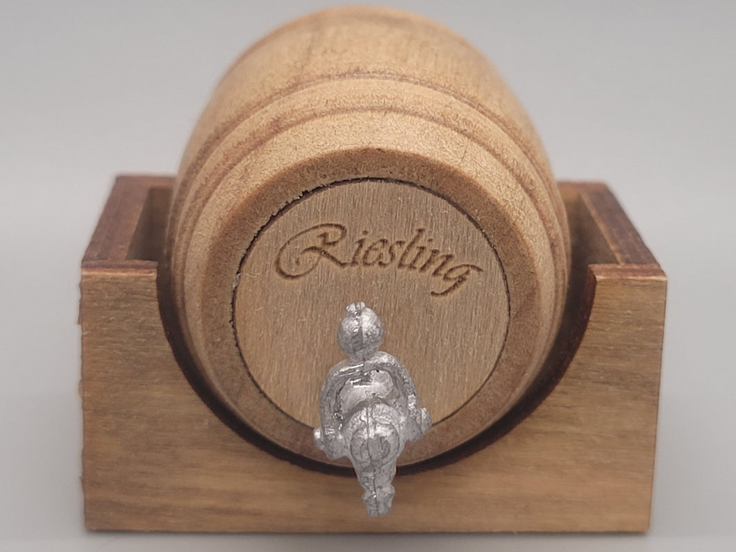 Small - Riesling Barrel and Wooden Holder