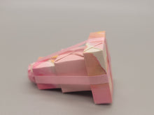 Load image into Gallery viewer, 3 Tier Presents Wrapped in Pink and Yellow Paper with Pink Bow

