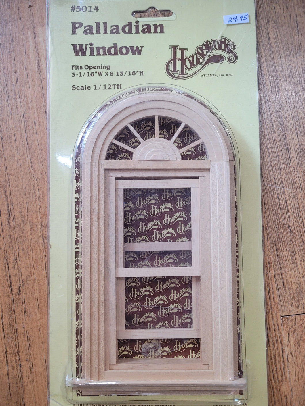 Dollhouse Miniature ~ 1:12 Scale, Palladian Window by Houseworks #5014
