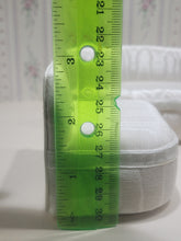 Load image into Gallery viewer, 3pc White Silky Wavy Pattern Sectional
