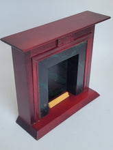 Load image into Gallery viewer, Mahogany Fireplace - Discontinued
