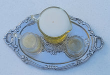 Load image into Gallery viewer, Beer Pitcher with Glass Steins on Metal Platter
