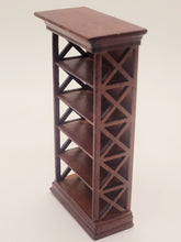 Load image into Gallery viewer, Dollhouse Miniature ~ 1:24 Scale, Lee&#39;s Line 5-Tier Wooden Shelf
