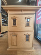 Load image into Gallery viewer, 2 Room Front Opening Dollhouse Unfinished
