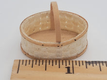 Load image into Gallery viewer, Al Chandronnait – Oval White and Rattan Basket
