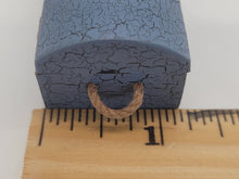 Load image into Gallery viewer, Al Chandronnait – Blue Chest with Rope Handles and Leather Latch
