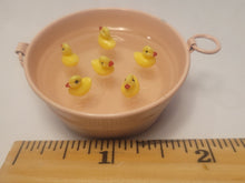 Load image into Gallery viewer, Ducklings in Pink Galvanized Bucket
