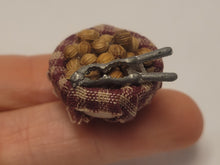 Load image into Gallery viewer, Nuts in Bowl with Cracker with Checkered Fabric
