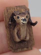 Load image into Gallery viewer, Dollhouse Miniature ~ ¼&quot; Scale, Ram Head on Plaque
