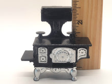 Load image into Gallery viewer, Dollhouse Miniature ~ 1:24 Scale, Metal Wood Burning Stove - Drawers Not Functional
