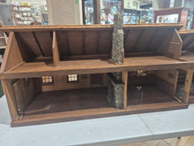 Load image into Gallery viewer, Handmade Pennsylvania Dutch Log Cabin w/ Detached Garage *Pre-Owned*

