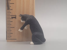 Load image into Gallery viewer, Resin Tuxedo Cat Playing
