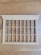 Load image into Gallery viewer, Dollhouse Miniature ~ 1:12 Scale, Wooden 24-Panel Bay Window
