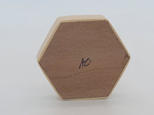 Load image into Gallery viewer, Al Chandronnait – Wooden Hexagon Tray with Divider Handle
