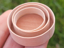 Load image into Gallery viewer, Al Chandronnait – Round Wooden 3 Stacking Bowls
