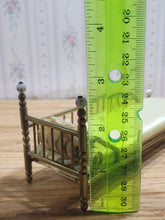 Load image into Gallery viewer, Gold Metal Bed with Round Pillow and Golden Mattress
