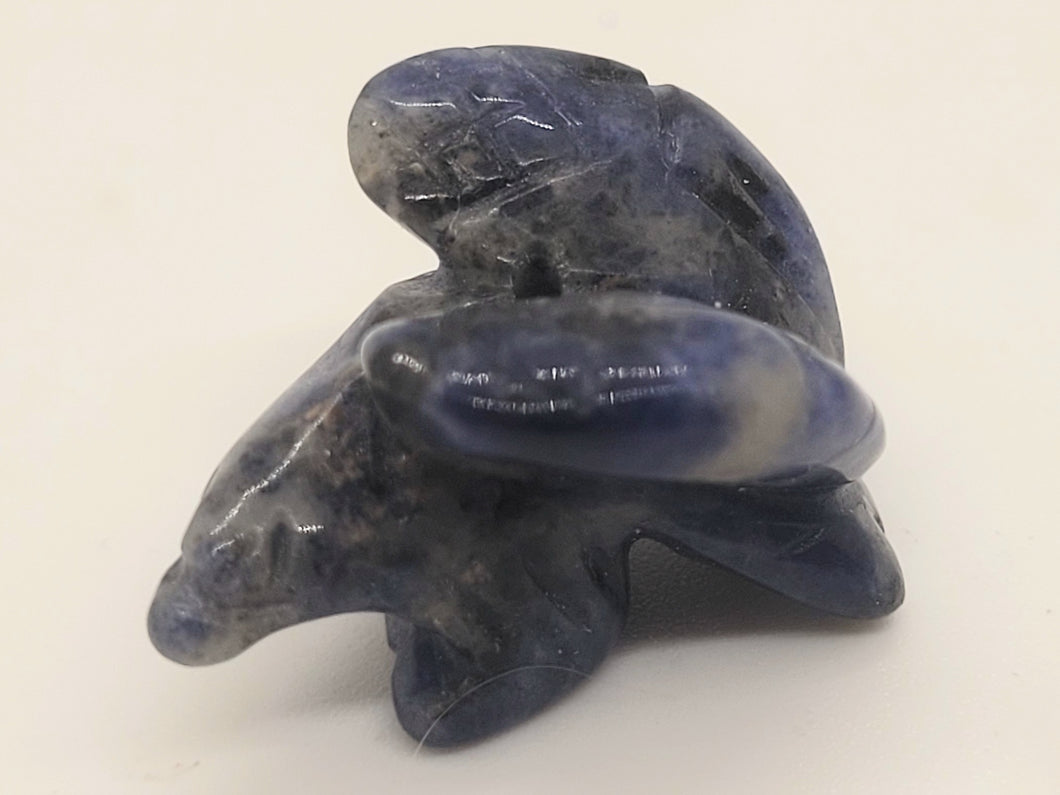 Zuni Fetish Carving Eagle Lapis Lazuli
