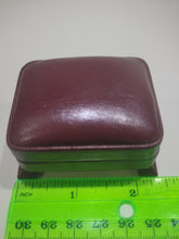 Load image into Gallery viewer, 2pc Burgundy Leather Arm Chair and Foot Stool Set
